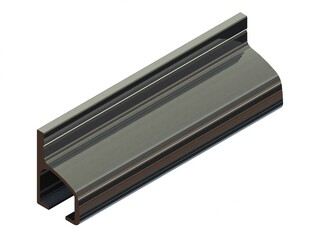 Aluminum Extruded Curtain Track MOD:AL-014e 3D Rendering