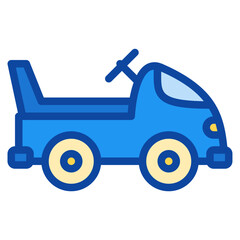 car two tone icon