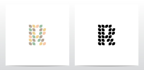 Leaves Leaf Letter Logo Design R