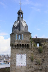 Alter Uhrenturm am Ville close in Concarneau