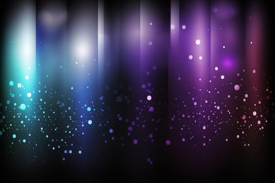 Glimmering Blue, Black, and Purple Gradient Background Created by Generative AI Technology