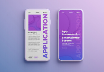 Mobile App Presentation Mockup