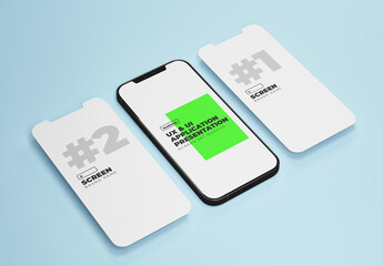 Mobile Application Screen Mockup