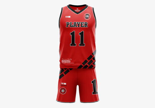 Basketball Jersey Uniform Mockup