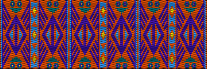  Pattern, ornament,  tracery, mosaic ethnic, folk, national, geometric  for fabric, interior, ceramic, furniture in the Latin American style.