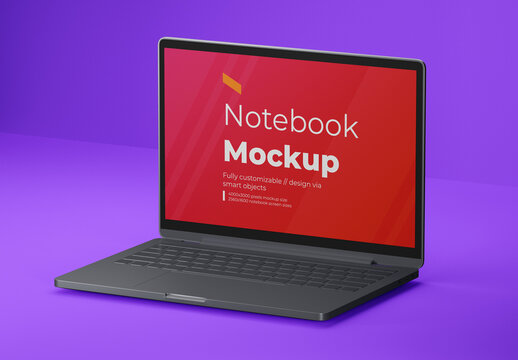 Laptop Notebook Mockup