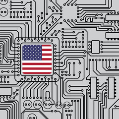 Electric circuit background