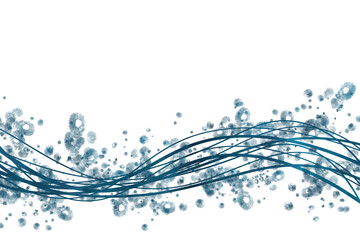 wellen kleckse bordüre banner weißer hintergrund