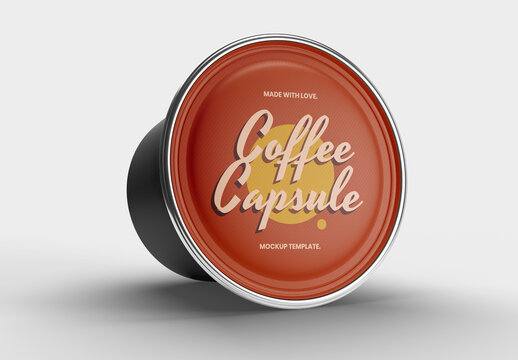 Coffee Capsule Mockup