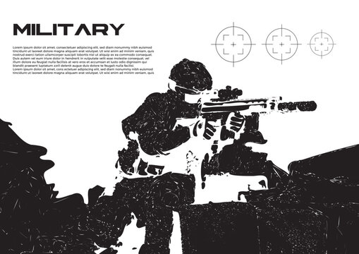 Soldier with rifle