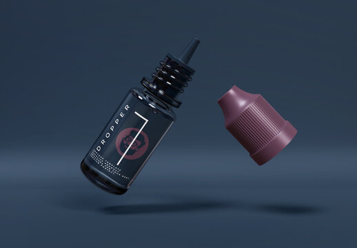 Oil Dropper Mockup