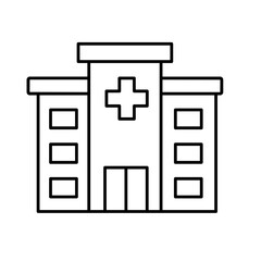Clinic Vector Icon

