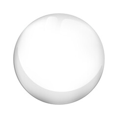 Soap bubble in gray color in 3D. Bubble vector illustration.