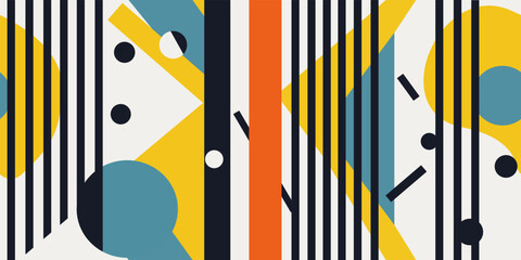 Color abstraction from large geometric shapes. Print for notebooks, pillows, fabrics, packaging, wallpaper.