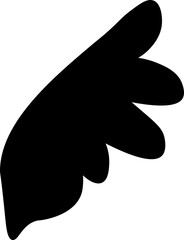 wing design illustration isolated on transparent background