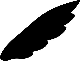 wing design illustration isolated on transparent background