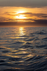Sunset on the sea