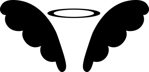 wing vector design illustration isolated on transparent background