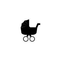 Fototapeta na wymiar Baby shower icon isolated on black background.