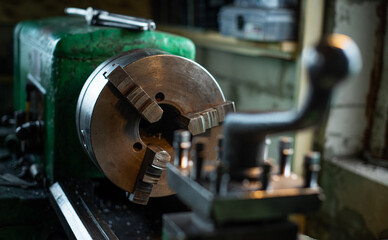 a vintage lathing process