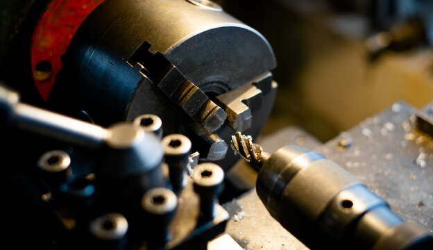 a vintage lathing process