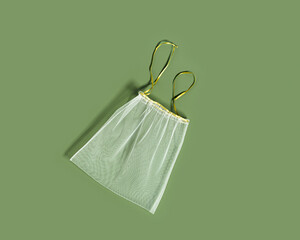 Reusable produce bags, diy from organza textile, reusable packaging for fruits and vegetables, mesh...