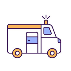 Ambulance Vector Icon which can easily modify


