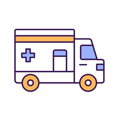 Ambulance Vector Icon

