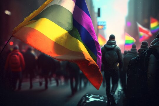 Pride March. Generative Ai