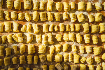 traditional homemade italian gnocchi fresh pasta