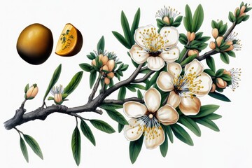 Majestic Manuka Tree. Immunity Honey. Generative Ai