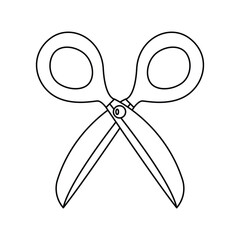 a pair of Scissors illustration vector symbol sign