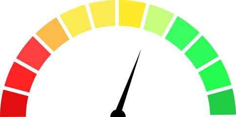 speedometer design illustration isolated on transparent background