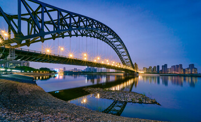 Fototapeta na wymiar Hanjiangwan Bridge