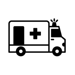 Ambulance Vector Icon

