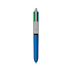 metal pen cartoon vector illustration