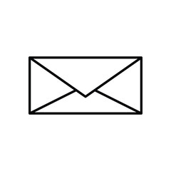 envelope mail icon, mail vector, message illustration