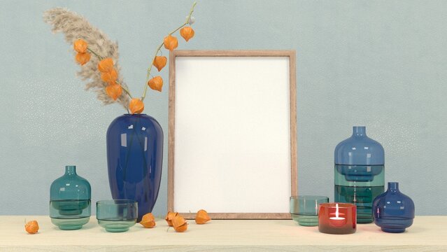 Mockup Vase and Phisalis