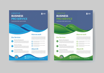  corporate business multipurpose and digital marketing agency  flyer design and brochure cover page template