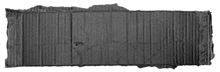 Black Cardboard Pieces Textured Background. Carton Piece with Copy Space, Ripped Kraft Paper Wallpaper, Brown Wrapping Vintage Paper Isolated Top View