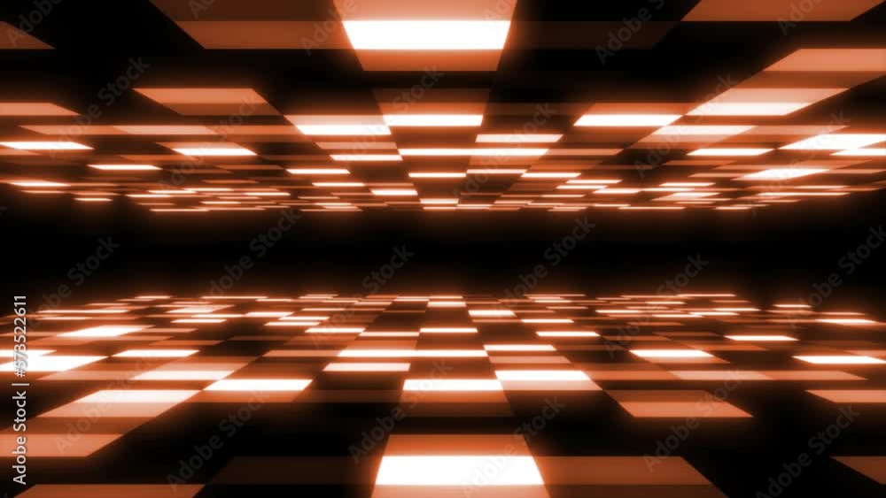 Poster camera flying through high tech 3d tunnel background. futuristic digital glowing tunnel background, 