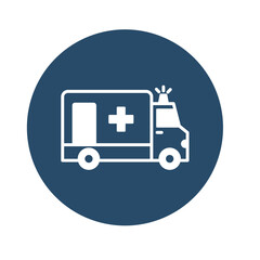 Fototapeta premium Ambulance Vector Icon 