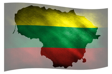 The Lithuanian flag