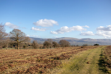 Brecon beacons and the Begwyns of Wales.