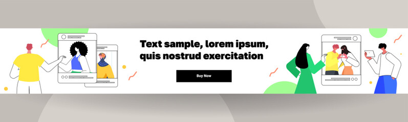 people chatting during video call social network chat bubble communication online dating app concept
