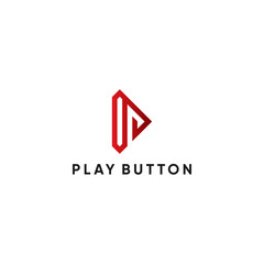 play button logo and letter P