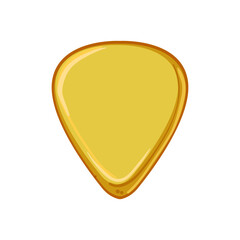 acoustic guitar pick cartoon vector illustration