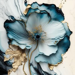 Abstract ink texture wallpaper made with generative ai