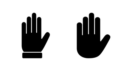 Hand icon vector illustration. hand sign and symbol. hand gesture