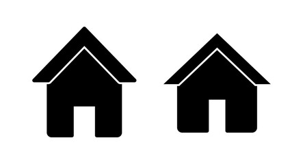 Home icon vector illustration. House sign and symbol
